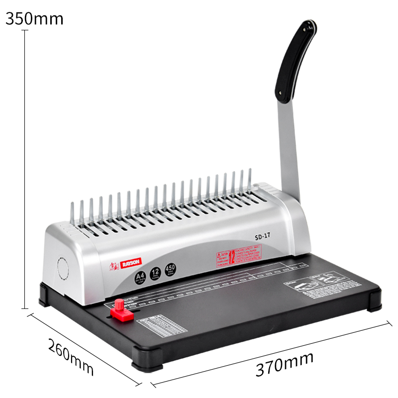 Factory Comb Binder SD-17 A3A4 - Binding Machine Comb review and price
