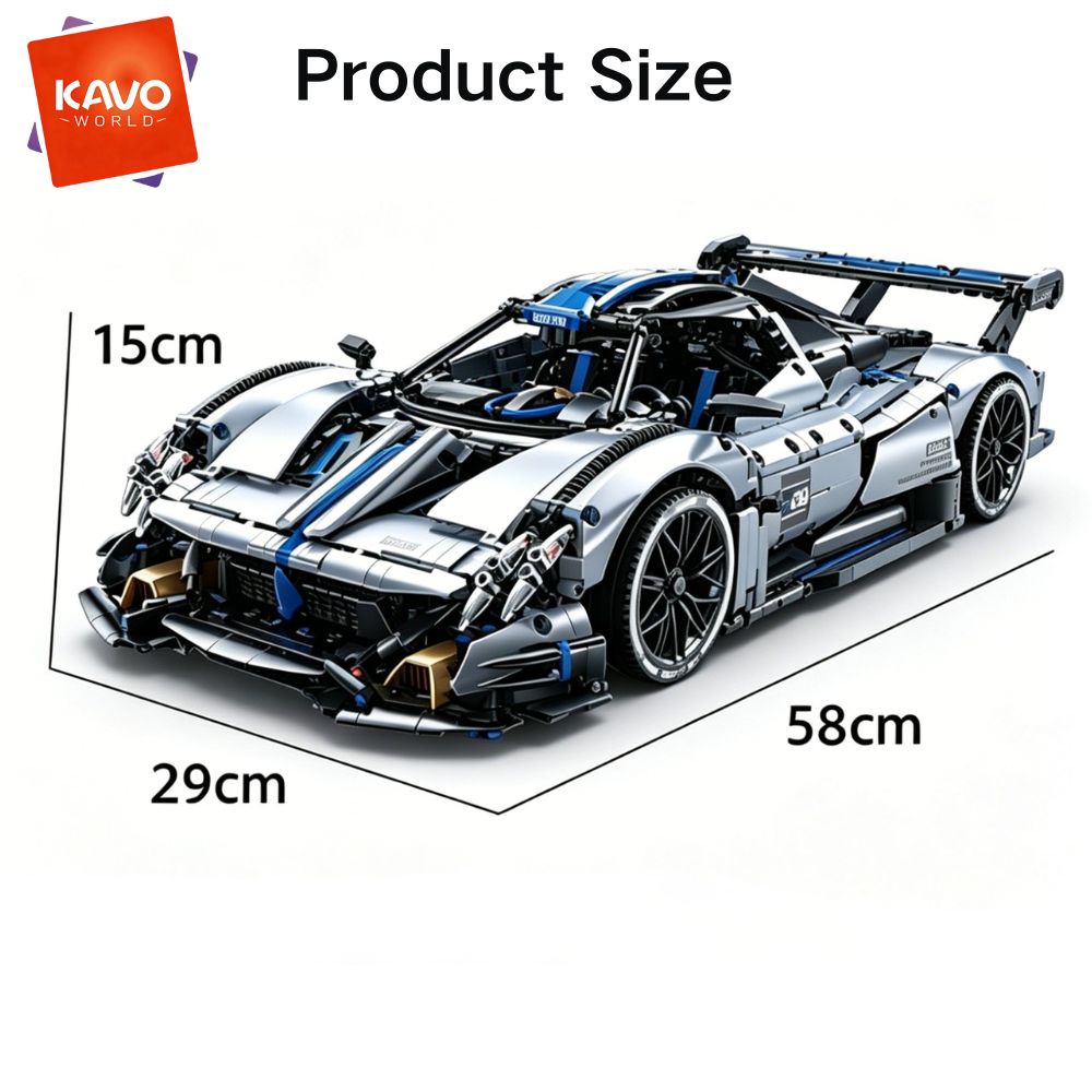 KAVOWORLD 3526pcs Silver Blue  - Office Technician review and price
