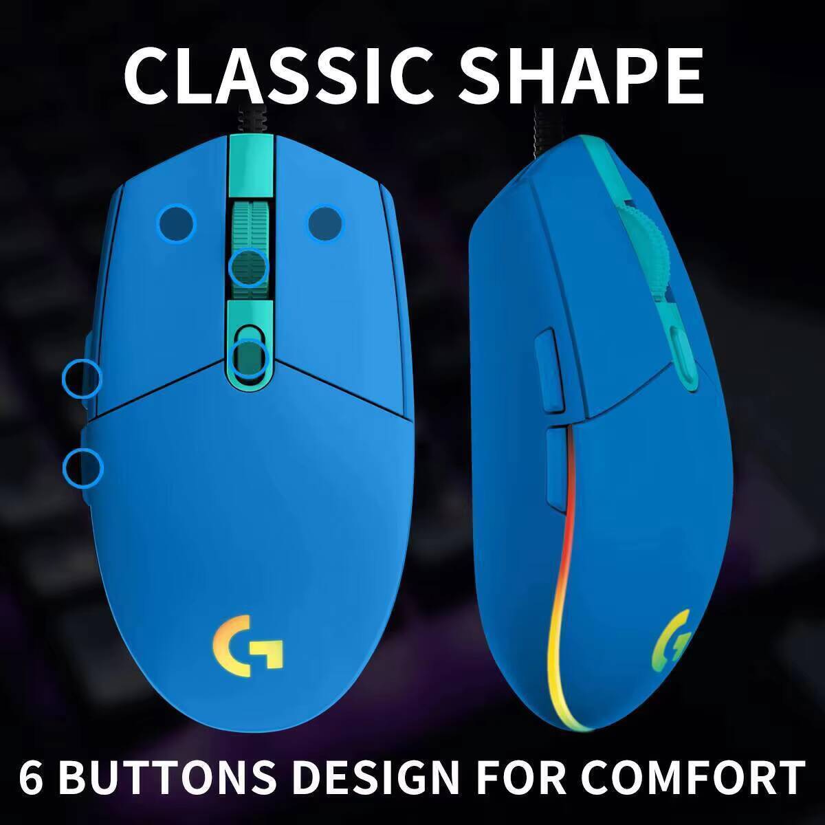 Logitech G203 Gaming Mouse 200 - Logitech Mouse G203 review and price