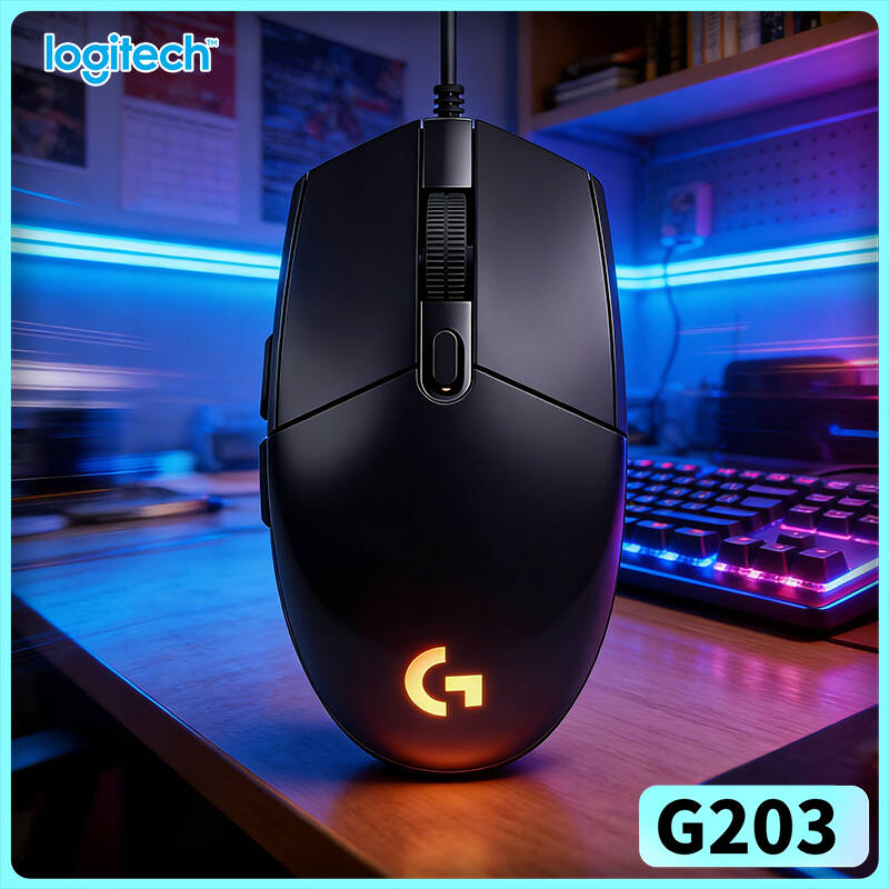 Logitech G203 LIGHTSYNC Wired  - Logitech Mouse G203 review and price