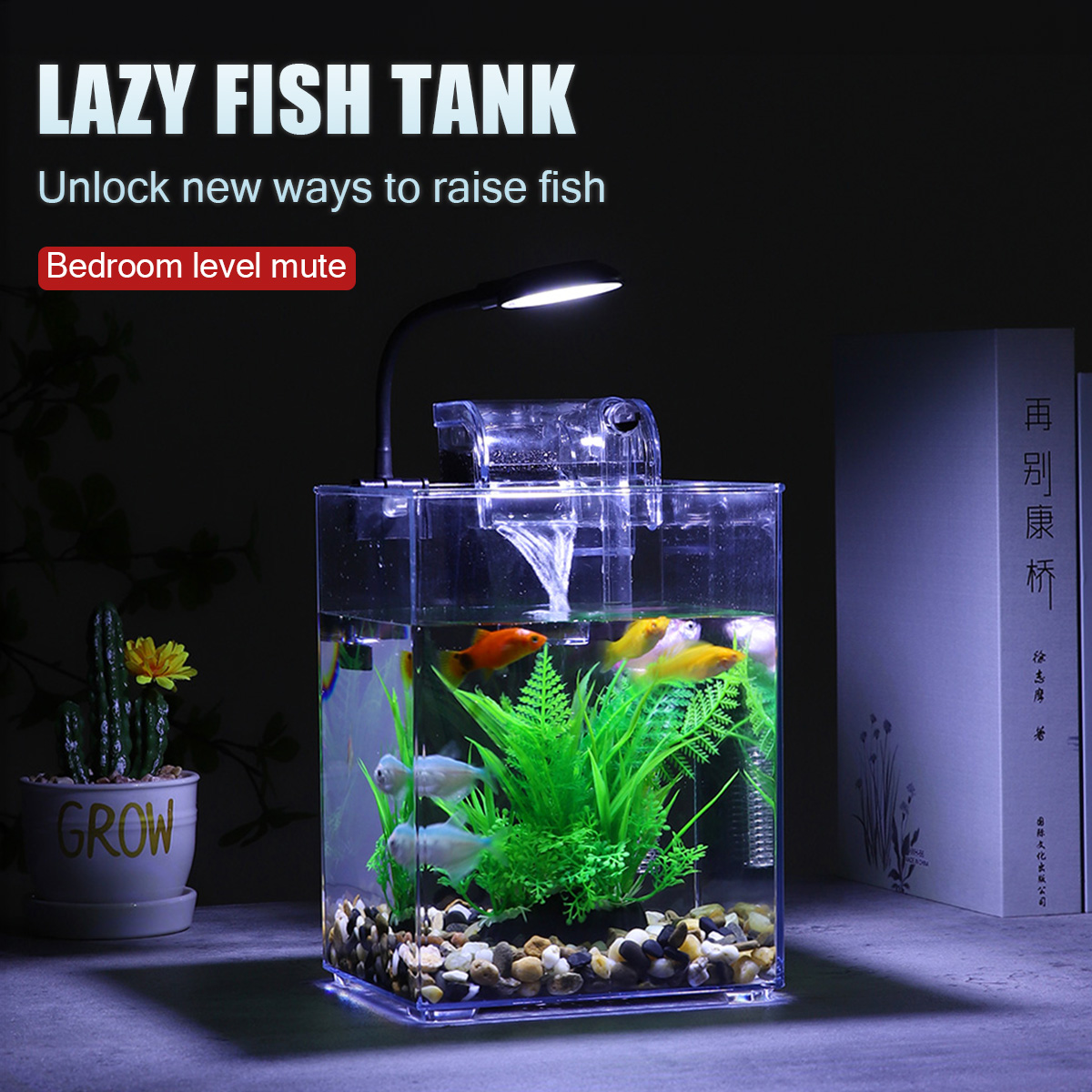 USB Desktop Fish Tank Set-Easy - Office Technician review and price