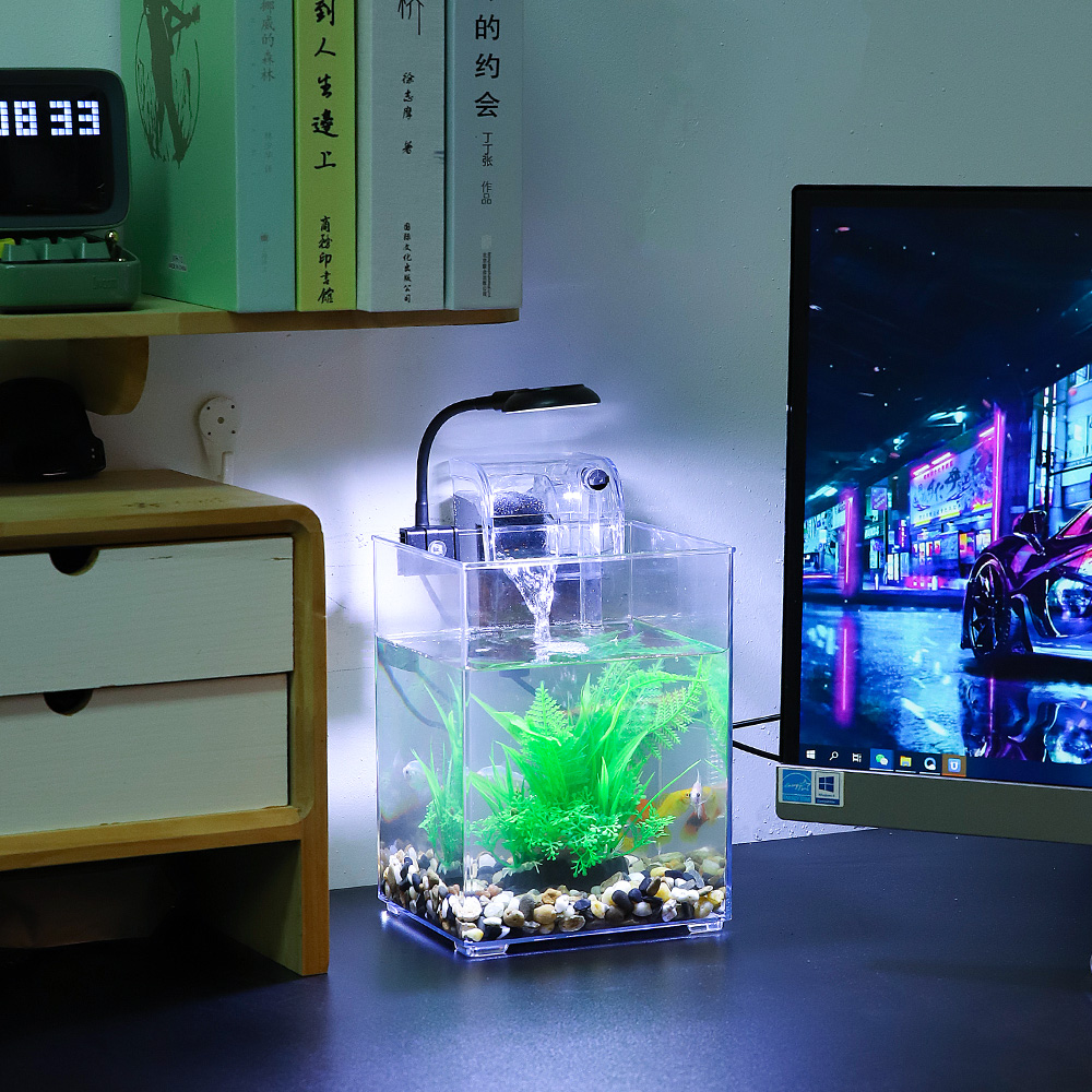 USB Desktop Fish Tank Set-Easy - Office Technician review and price